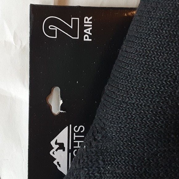 Heights Merino wool Men's crew socks  size 10-13  Black  wool/cotton/Polyester - Picture 7 of 11